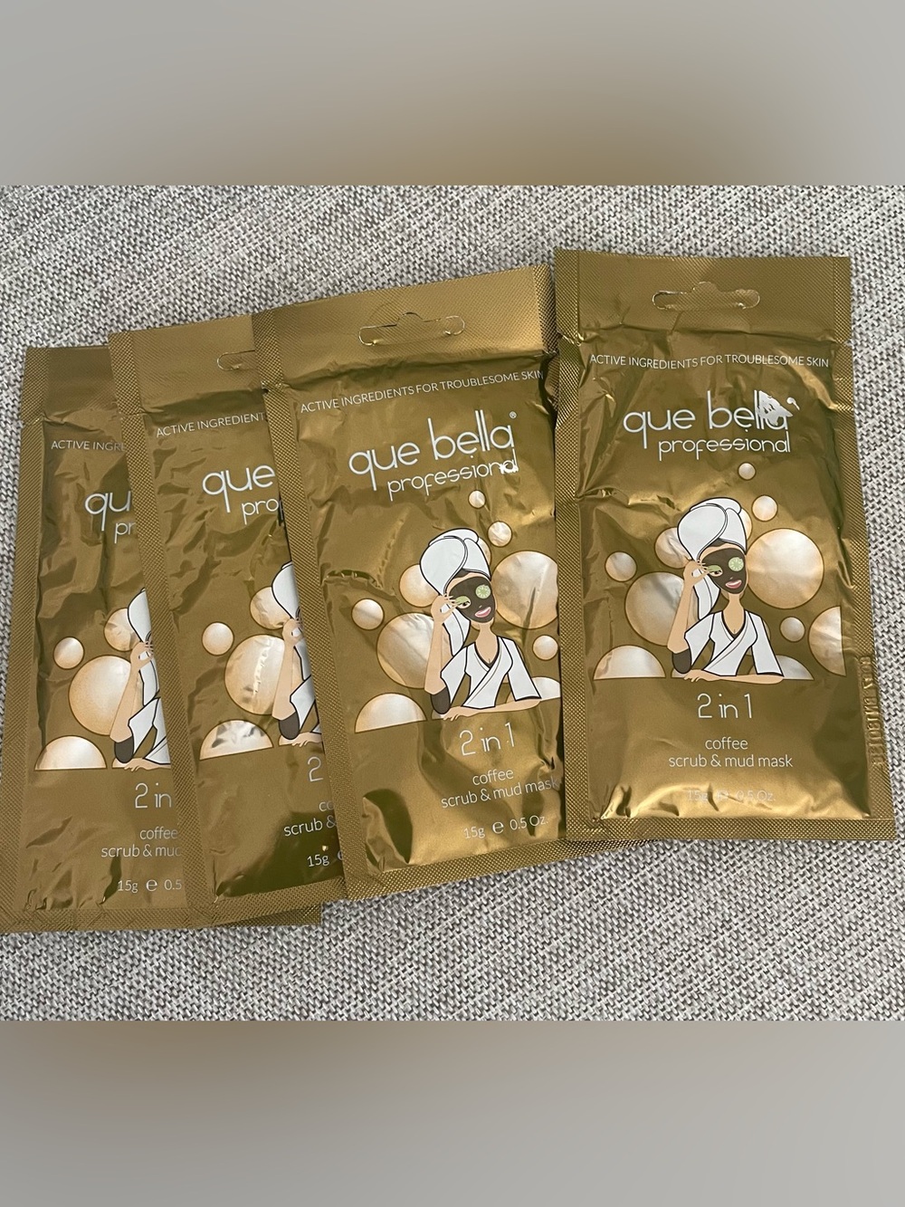 2-in-1 Coffee Scrub & Mud Mask - Gold